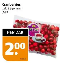 Poiesz Cranberries aanbieding