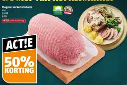 Poiesz Magere varkensrollade aanbieding