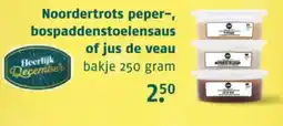 Poiesz Noordertrots peper, bospaddenstoelensaus of jus de veau aanbieding