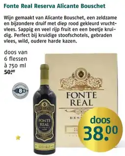 Poiesz Fonte Real Reserva Alicante Bouschet aanbieding