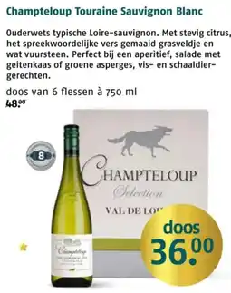 Poiesz Champteloup Touraine Sauvignon Blanc aanbieding