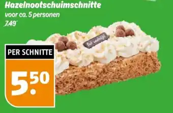 Poiesz Hazelnootschuimschnitte aanbieding