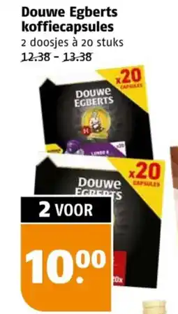 Poiesz Douwe Egberts koffiecapsules aanbieding