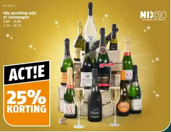 Poiesz Alle sparkling wijn of champagne aanbieding