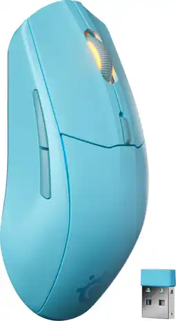 Coolblue SteelSeries Rival 3 Gen 2 Draadloze Gaming Muis Aqua aanbieding