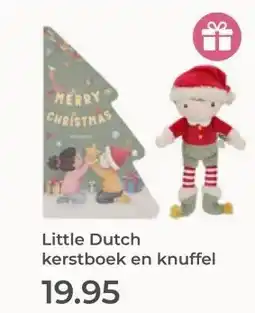 Prenatal Little Dutch kerstboek en knuffel aanbieding