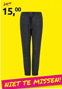 Jola Mode Broek ANTRACITE aanbieding