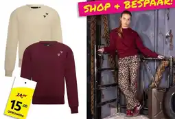 Jola Mode SWEATER DONKER ROOD aanbieding
