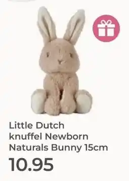 Prenatal Little Dutch knuffel Newborn Naturals Bunny 15cm aanbieding