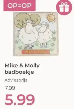 Prenatal Mike & Molly badboekje aanbieding