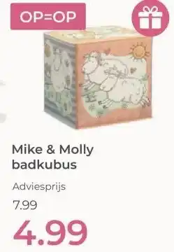 Prenatal Mike & Molly badkubus aanbieding