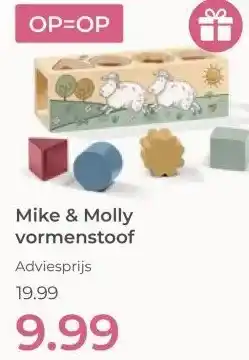 Prenatal Mike & Molly vormenstoof aanbieding