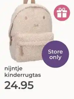 Prenatal nijntje kinderrugtas aanbieding