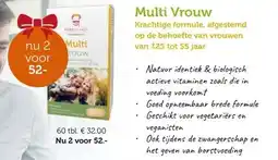De Rode Pilaren Multi Vrouw Krachtige formule, afgestemd op de behoefte van vrouwen van ±25 tot 55 jaar aanbieding
