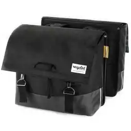 ANWB Urban Proof Dubbele Fietstas 55 Liter Zwart Donkergrijs aanbieding