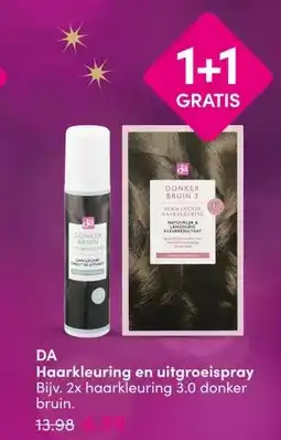 DA DA Haarkleuring en uitgroeispray aanbieding
