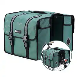 ANWB Packaway Dubbele Fietstassen 36L Groen aanbieding