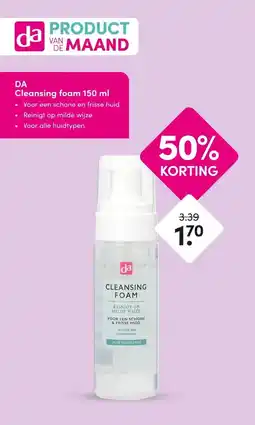 DA DA Cleansing foam 150 ml aanbieding