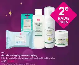DA DA Gezichtsreiniging en -verzorging aanbieding