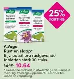 DA A.Vogel Rust en slaap* aanbieding
