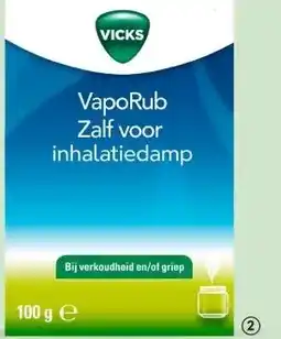 DA Vicks VapoRub zalf voor inhalatiedamp aanbieding