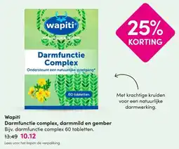 DA Wapiti Darmfunctie complex, darmmild en gember aanbieding