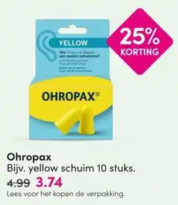 DA Ohropax aanbieding