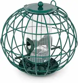 Intratuin Vogelbescherming Nederland zaadsilo London groen D 21,5 H 20,5 cm aanbieding