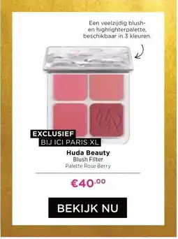 ICI Paris XL Huda Beauty aanbieding