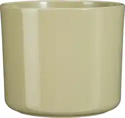 Intratuin Mica Decorations bloempot Fedor groen D 22,5 H 20 cm aanbieding