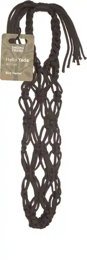 Intratuin Singing Friend vetbolhouder Yade zwart D 8 H 25 cm aanbieding