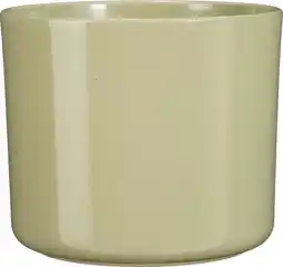 Intratuin Mica Decorations bloempot Fedor groen D 28 H 25,5 cm aanbieding