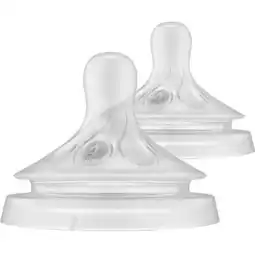 Etos Philips Avent Natuurlijke Zuigreflex Flesspeen 2 stuks 3m+ SCY964/02 aanbieding