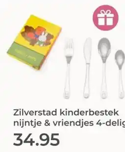 Prenatal Zilverstad kinderbestek nijntje & vriendjes aanbieding
