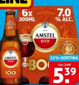 Hoogvliet Amstel Bock fles 6-pack aanbieding