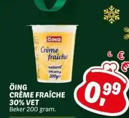 Dekamarkt ÖING CRÈME FRAÎCHE 30% VET aanbieding