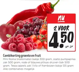 Jumbo Combikorting groente en fruit aanbieding