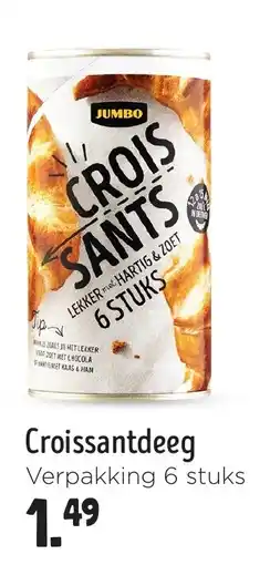 Jumbo Croissantdeeg aanbieding