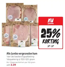 Jumbo Alle Jumbo vergesneden ham aanbieding