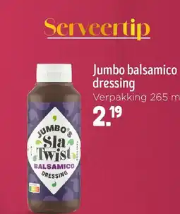 Jumbo Jumbo balsamico dressing aanbieding