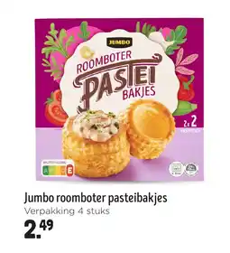 Jumbo Jumbo roomboter pasteibakjes aanbieding