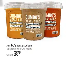 Jumbo Jumbo's verse soepen aanbieding