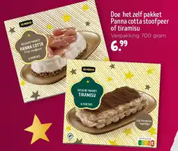 Jumbo Doe het zelf pakket Panna cotta stoofpeer of tiramisu aanbieding