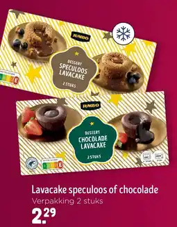 Jumbo Lavacake speculoos of chocolade aanbieding