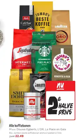 Jumbo Alle koffiebonen aanbieding