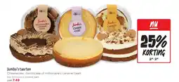 Jumbo Jumbo's taarten aanbieding