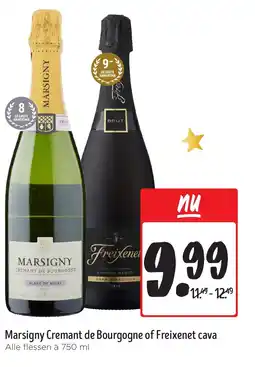 Jumbo Marsigny Cremant de Bourgogne of Freixenet cava aanbieding