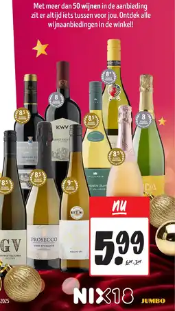 Jumbo Kerstwijnen aanbieding