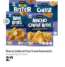 Jumbo Diverse Jumbo airfryer & oven kaassnacks aanbieding