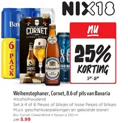 Jumbo Weihenstephaner, Cornet, 8.6 of pils van Bavaria aanbieding
